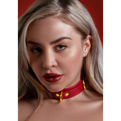 TABOOM Collier D-Ring Taboom Rouge